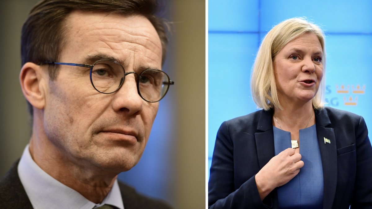Ulf Kristersson och Magdalena Andersson.